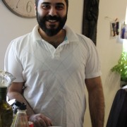 Unsere syrischen Freunde haben La Taste zum Essen eingeladen.