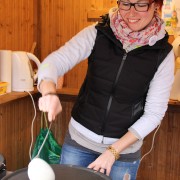 Frische Crepes und Waffeln sorgten für weihnachtlichen Duft.