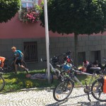 Mittagspause bei der Fahrradtour auf den Spuren Luthers