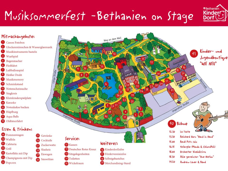 Bethanien on Stage - Kindermusiksommerfest im Kinderdorf