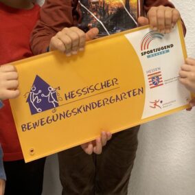 Dom wird "Hessischer Bewegungskindergarten"