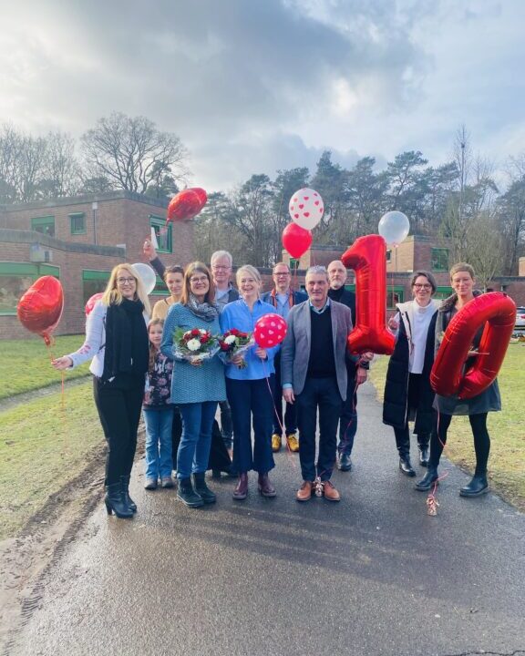 Initiatoren und Verantwortliche der Heilpädagogischen Klasse feierten jetzt das 10-jährige Bestehen.